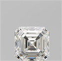 Diamante Natural 1.51 quilates, Asscher , Color I, claridad VVS1 y certificado GIA