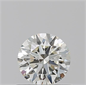 Diamante Natural 0.60 quilates, Redondo , Color K, claridad VVS1 y certificado GIA