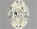 Diamante Natural 1.21 quilates, Ovalado , Color K, claridad VVS2 y certificado GIA