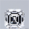 Natural Diamond 1.19 Carats, Asscher with  Cut, D Color, VVS1 Clarity and Certified by GIA