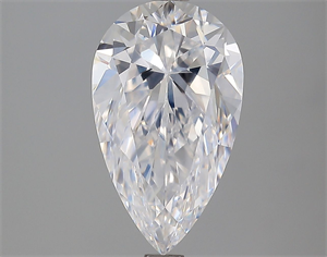Foto Diamante Natural 2.50 quilates, De pera , Color D, claridad VVS2 y certificado GIA de