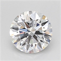 Lab Grown Diamond 1.05 Carats, Round with Ideal Cut, D Color, VVS2 Clarity and Certified by IGI