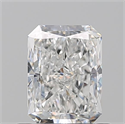 Natural Diamond 0.70 Carats, Radiant with  Cut, F Color, VS1 Clarity and Certified by GIA