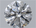 Natural Diamond 1.51 Carats, Round with Excellent Cut, D Color, VVS2 Clarity and Certified by GIA