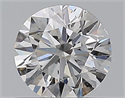 Natural Diamond 0.50 Carats, Round with Excellent Cut, E Color, SI1 Clarity and Certified by GIA