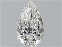 Natural Diamond 0.70 Carats, Pear with  Cut, G Color, VVS1 Clarity and Certified by GIA