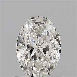 Picture of Natural Diamond 0.72 Carats, Oval with  Cut, F Color, SI1 Clarity and Certified by GIA