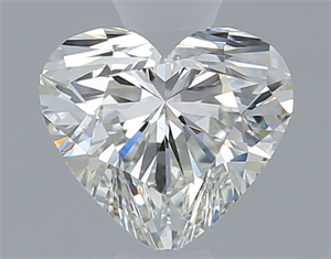 Picture of Natural Diamond 0.40 Carats, Heart with  Cut, I Color, VVS2 Clarity and Certified by GIA