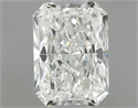 Natural Diamond 0.36 Carats, Radiant with  Cut, H Color, VVS1 Clarity and Certified by GIA