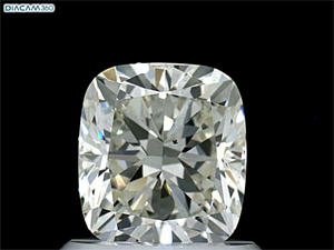 Picture of Natural Diamond 1.01 Carats, Cushion with  Cut, J Color, VS2 Clarity and Certified by GIA