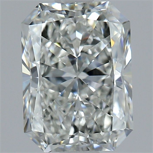 Picture of Natural Diamond 1.51 Carats, Radiant with  Cut, H Color, VS1 Clarity and Certified by GIA