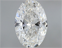 Natural Diamond 0.50 Carats, Oval with  Cut, F Color, VS1 Clarity and Certified by GIA