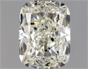 Natural Diamond 0.90 Carats, Cushion with  Cut, K Color, SI2 Clarity and Certified by GIA