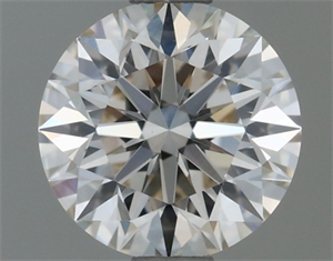 Picture of Natural Diamond 0.76 Carats, Round with Excellent Cut, L Color, VS1 Clarity and Certified by GIA