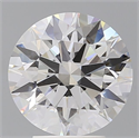 Lab Grown Diamond 4.05 Carats, Round with Ideal Cut, E Color, VVS2 Clarity and Certified by IGI