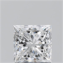 Diamante Natural 1.21 quilates, Princesa , Color E, claridad SI1 y certificado GIA