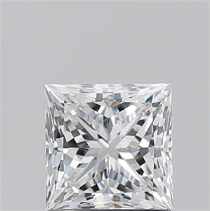 Foto Diamante Natural 1.21 quilates, Princesa , Color E, claridad SI1 y certificado GIA de