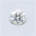 Diamante Natural 0.41 quilates, Redondo , Color I, claridad I1 y certificado GIA