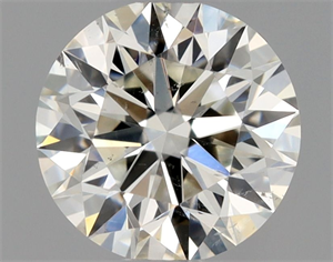 Picture of Natural Diamond 0.42 Carats, Round with Excellent Cut, I Color, SI2 Clarity and Certified by GIA