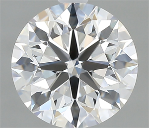 Picture of Lab Grown Diamond 1.10 Carats, Round with Ideal Cut, D Color, VVS1 Clarity and Certified by IGI