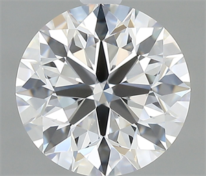 Picture of Lab Grown Diamond 1.10 Carats, Round with Ideal Cut, D Color, VVS1 Clarity and Certified by IGI