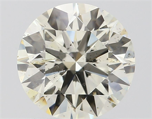 Picture of Natural Diamond 1.51 Carats, Round with Excellent Cut, K Color, SI2 Clarity and Certified by IGI