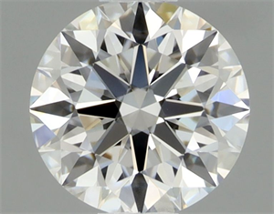 Picture of Natural Diamond 0.45 Carats, Round with Excellent Cut, G Color, VVS2 Clarity and Certified by GIA
