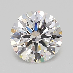 Picture of Lab Grown Diamond 1.06 Carats, Round with Ideal Cut, D Color, VVS2 Clarity and Certified by IGI