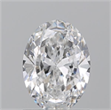 Natural Diamond 1.01 Carats, Oval with  Cut, D Color, VS1 Clarity and Certified by GIA