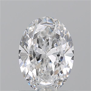 Picture of Natural Diamond 1.01 Carats, Oval with  Cut, D Color, VS1 Clarity and Certified by GIA