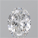 Natural Diamond 1.01 Carats, Oval with  Cut, D Color, VS1 Clarity and Certified by GIA