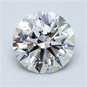Diamante Natural 1.70 quilates, Redondo , Color J, claridad VVS2 y certificado GIA
