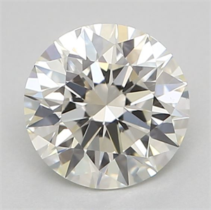 Picture of Natural Diamond 0.52 Carats, Round with Excellent Cut, J Color, VS1 Clarity and Certified by GIA