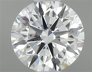 Foto Diamante Natural 0.51 quilates, Redondo , Color E, claridad SI1 y certificado GIA de