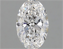Diamante Natural 0.70 quilates, Ovalado , Color D, claridad VS2 y certificado GIA