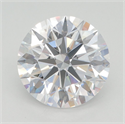Lab Grown Diamond 3.29 Carats, Round with Excellent Cut, D Color, VVS2 Clarity and Certified by GIA