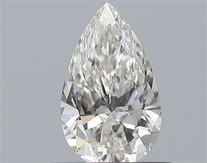 Foto Diamante Natural 0.50 quilates, De pera , Color H, claridad SI1 y certificado GIA de