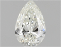 Diamante Natural 0.40 quilates, De pera , Color J, claridad SI1 y certificado GIA