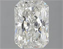 Natural Diamond 0.81 Carats, Radiant with  Cut, J Color, VS1 Clarity and Certified by GIA