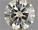 Natural Diamond 0.40 Carats, Round with Excellent Cut, L Color, VS1 Clarity and Certified by IGI
