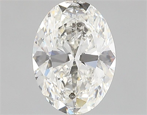 Picture of Natural Diamond 1.02 Carats, Oval with  Cut, I Color, I1 Clarity and Certified by GIA