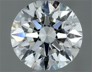 Picture of Natural Diamond 0.50 Carats, Round with Excellent Cut, H Color, VVS1 Clarity and Certified by IGI