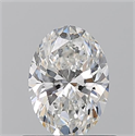Natural Diamond 0.60 Carats, Oval with  Cut, F Color, VVS1 Clarity and Certified by GIA