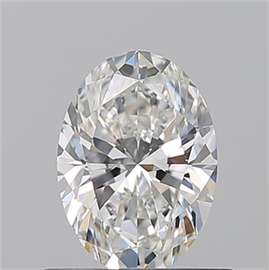 Picture of Natural Diamond 0.60 Carats, Oval with  Cut, F Color, VVS1 Clarity and Certified by GIA