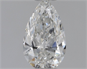 Natural Diamond 0.50 Carats, Pear with  Cut, E Color, VS1 Clarity and Certified by GIA