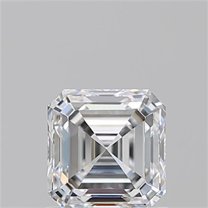 Foto Diamante Natural 1.01 quilates, Asscher , Color E, claridad VS1 y certificado GIA de