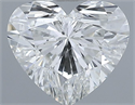 Natural Diamond 0.50 Carats, Heart with  Cut, G Color, SI2 Clarity and Certified by IGI