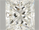 Diamante Natural 3.02 quilates, Princesa , Color I, claridad VVS2 y certificado IGI