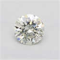 Natural Diamond 0.50 Carats, Round with Very Good Cut, L Color, SI2 Clarity and Certified by GIA