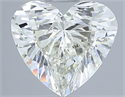 Natural Diamond 2.01 Carats, Heart with  Cut, I Color, SI2 Clarity and Certified by IGI